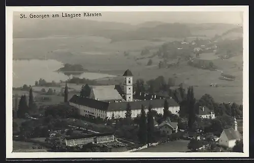 AK St. Georgen am Längsee /Kärnten, Ansicht eines Klosters