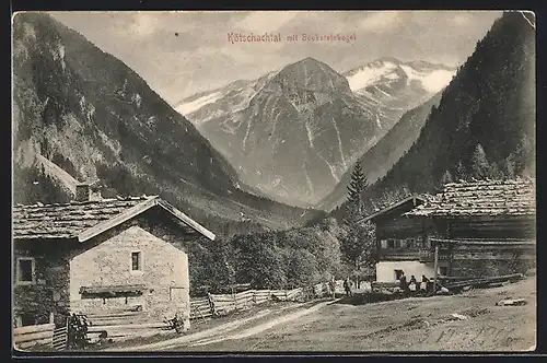 AK Kötschachtal, Partie mit Böcksteinkogel