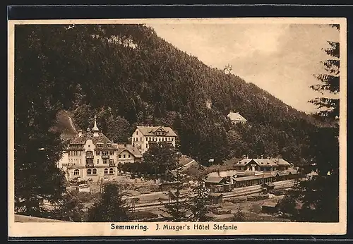 AK Semmering, J. Musger`s Hotel Stefanie