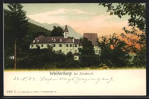 AK Weiherburg, Burgansicht