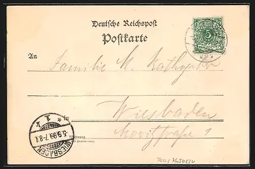 Lithographie Arenberg, Lourdesgrotte, Kirche, Schlafende Jünger