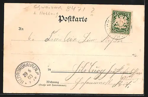 AK Gsteinach, Restauration Schwarzachtal, Gustav-Adolf-Höhle