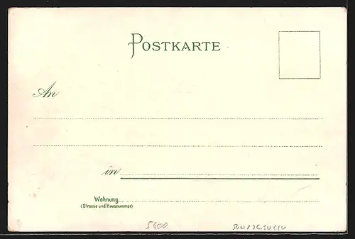 Lithographie Ehrenbreitstein, Gesamtansicht