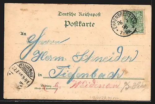 Lithographie Arenberg, Eingang zum Oelberg, Verkündigungsgrotte