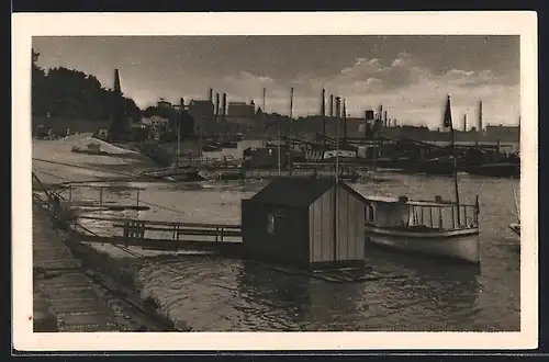 AK Uerdingen, Hafen am Rhein