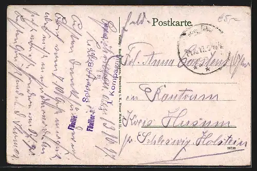 AK Mülhausen i. B., Neu-Quartier-Platz, Strassenbahn