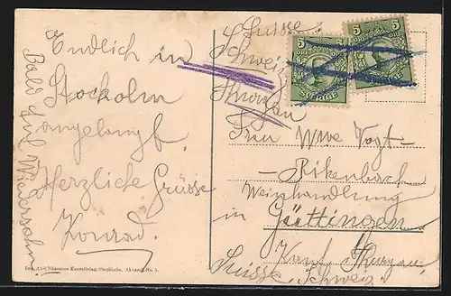 AK Stockholm, Kungl. Operan, Gustav Adolfa torg och Norrbo