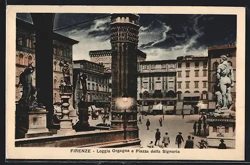 AK Firenze, Loggia Orgagna e Piazza della Signoria