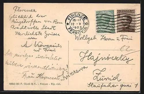 AK Firenze, Duomo visto dalla Torre di Palazzo Vecchio