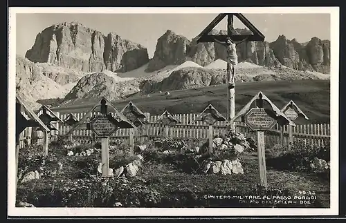 AK Passo Pordoi, Cimitero Militaire, Gruppo del Sella