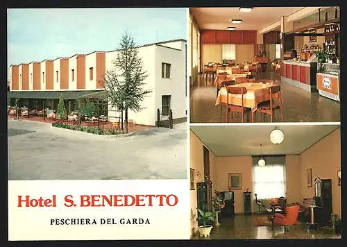 AK Peschiera del Garda, Hotel S. Benedetto, Via Bella Italia, 52