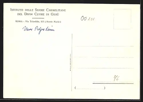 AK Roma, Istituto delle Suore Carmelitane del Divin Cuore di Gesù, Via Trionfale 227