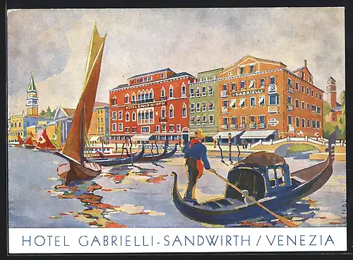 AK Venezia, Hotel Gabrielli-Sandwirth, Gondel