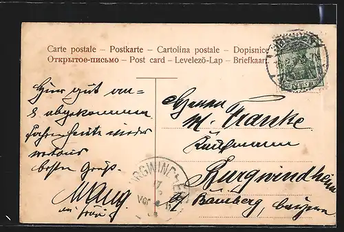 AK Dresden-Loschwitz, Gasthaus von Paul Rohr am Körnerplatz mit Blick zur Schwebebahn