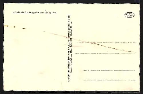 AK Heidelberg, Bergbahn zum Königsstuhl