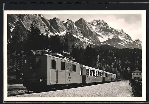 AK Bayer. Zugspitzbahn am Eibsee