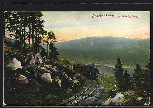AK Brockenbahn am Königsberg, Bergbahn