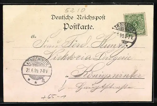 AK Troisdorf, Teilansicht, Kirche, Bahnhof