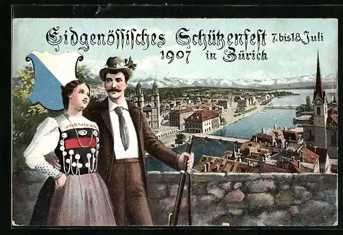 AK Zürich, Eidgenössisches Schützenfest 1907