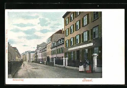 AK Basel, Restauration zur Einigkeit von Fritz Berger, Erlenweg