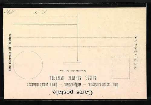 AK Appenzell, Strassenpartie mit Geschäft von Hecht
