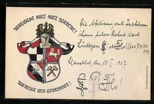 AK Clausthal, Wappen der Turnerschaft Hohenzollern