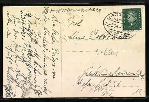 AK Bad Köstritz i. Thür., Studentenwappen der Pomona