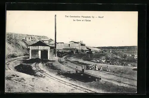 AK Kouif, The Constantine Phosphate Cy, la Gare et l`Usine
