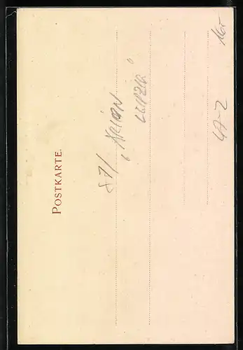 AK Leipzig, Quinquagenarius, Studentenwappen