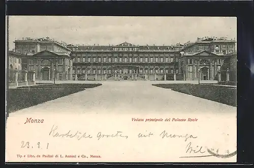 AK Monza, Veduta principale del Palazzo Reale