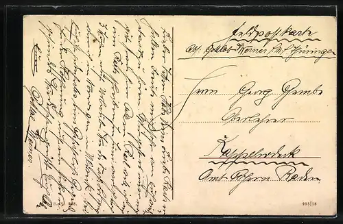 AK S. M. S. Thüringen in voller Fahrt