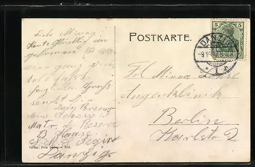 AK S. M. S. Aegir in voller Fahrt