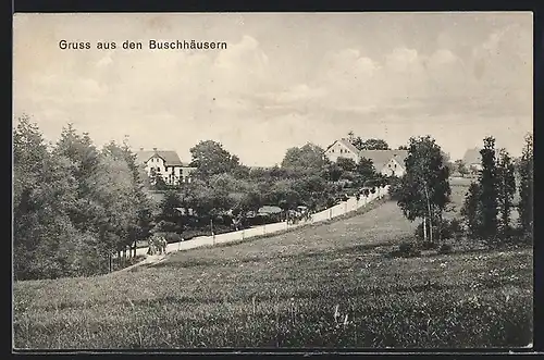 AK Altenberg / Erzg., Blick zu den Buschhäusern