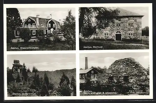 AK Ädelfors, Stenhuset, Disponentbostaden, Guldgruvan