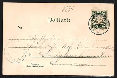 Künstler-AK Edward Theodore Compton: Bad Reichenhall, Ortsansicht ins Tal