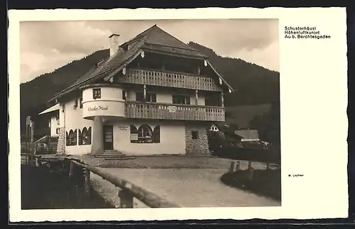 AK Au b. Berchtesgaden, Gasthaus Schusterhäusl