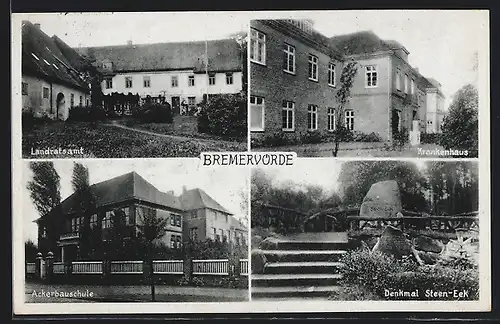 AK Bremervörde, Landratsamt, Ackerbauschule, Krankenhaus