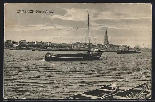 AK Emmerich, Rheinpartie mit Fischerboot