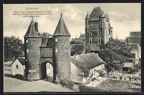 AK Xanten, Clever Tor, Doppeltoranlage