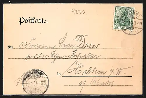 AK Wesel / Rhein, Springbrunnen am Kaiserplatz