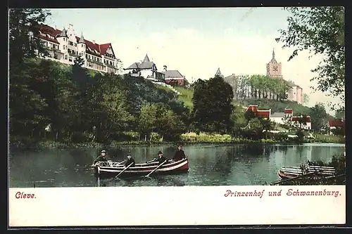 AK Cleve, Prinzenhof und Schwanenburg