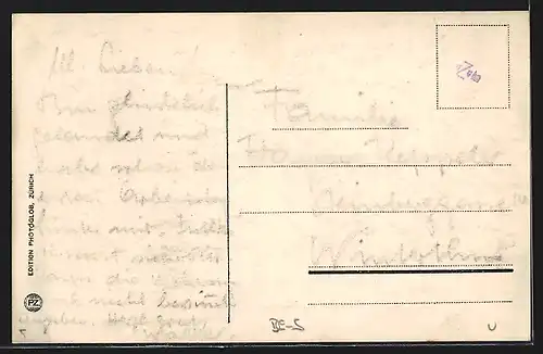 AK Bern, Strassenbahn vor dem Zeitglockenturm