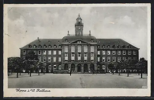 AK Herne i. W., Rathaus