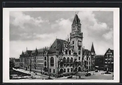 AK Saarbrücken /Saar, Rathaus