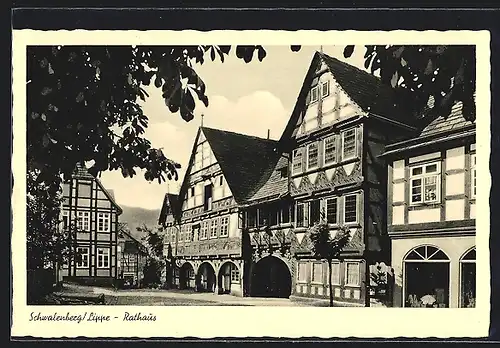 AK Schwalenberg /Lippe, Rathaus