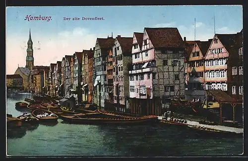 AK Alt-Hamburg, Der alte Dovenfleet