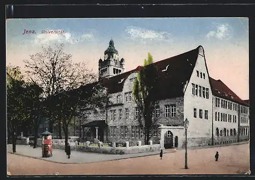 AK Jena, Universität mit Litfasssäule