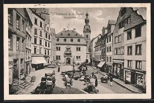AK Cochem, Partie vom Marktplatz