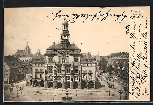AK Lüneburg, Blick auf das Rathaus