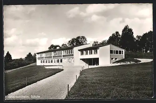 AK Obersontheim, Blick zur Schule